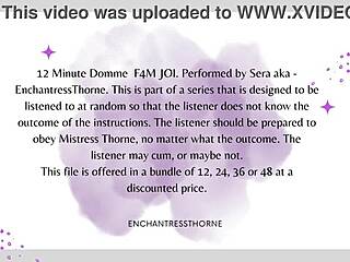 Domme's teasing joi commands
