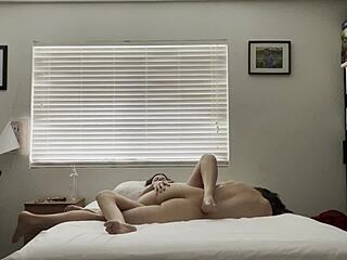 Milf wife creampie in missionary and reverse cowboy