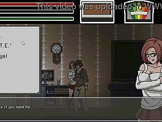 man bangs pretty lady in ryona hentai game