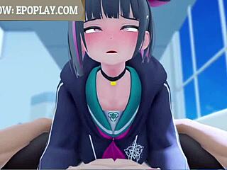 kazusa in blue archive action