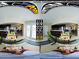 Busty blonde blake blossom fucks hard in vr