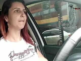 Pernocas Driving Uber in Porto Alegre Streets