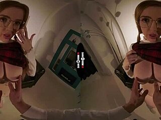 Rip panties off in dark room VR