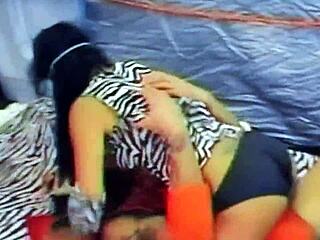 Masked Wrestler Dragonfly Teases Adriana Milano