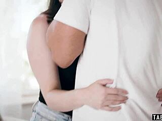 jailbird stepbrother claims shy teen stepsister's body
