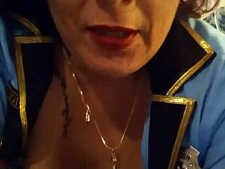 Cosplay milf teases in fan appreciation video clip