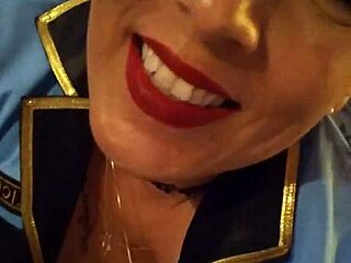 Cosplay milf teases in fan appreciation video clip
