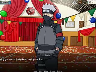 Naruto hentai teasing in trainer mode