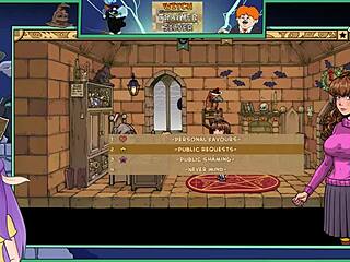 Witch Trainer’s Brutal College Tits Domination