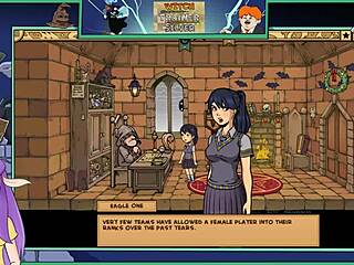 Witch Trainer’s Brutal College Tits Domination