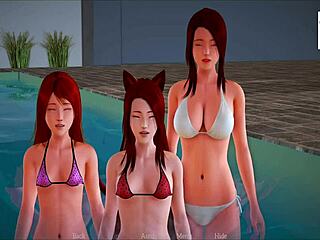 Redhead’s Deepthroat In My New Family 135