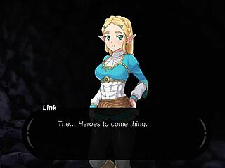 Zelda’s fierce anal fuck in porn game