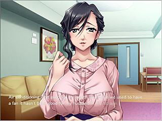 step-grandmother's wild hentai play