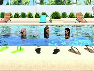 Wife And Stepmother’s Erotic Game 64