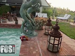 Karla Kush Rides Thick Dick Outdoors POV