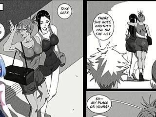 Anime girls' night out hides cheeky twists, curious?