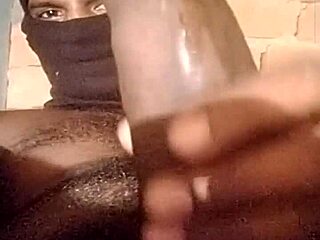 Black man’s huge cock drops sperm after banging