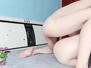 What’s behind this yoga girl’s sudden raw pounding?