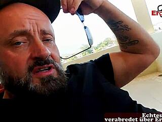 German Teen’s Outdoor Casting Facial Tease