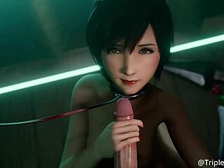 Animated 3D deepthroat blowjob compilation