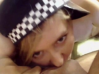 Blonde cam girl gets fierce