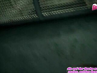 Blonde Milf’s Daring Public Facial Walk Tease