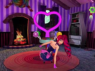 3D Cartoon Cutie Fucked Hard in Game