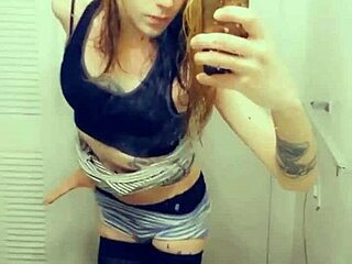 Ever seen a tranny flash cock in miniskirt?