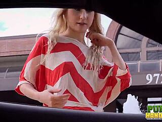 wanna see blonde odette delacroix jerking in public at the park audition?