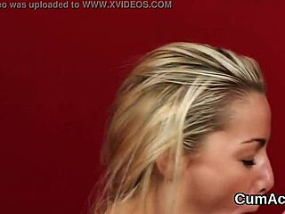 Extreme POV Cumshot Covers Her Face With Juice