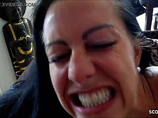 German Texas Patti’s Eye-Rolling Orgasm With Black Stud