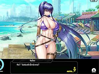 Rinko’s Swimsuit Flashback Scene In Taimanin RPGX