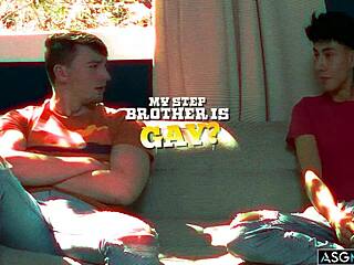 stepbrothers luca and masyn explore raw gay desires