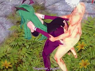 Morrigan’s hard sex in Halloween fantasy special