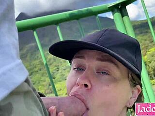 Blonde's Daring Public Bold Escapade