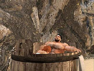 Muscle Bear's Spa Surprise Heats Up