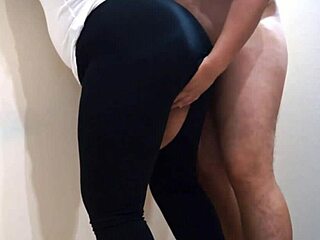 Teasing Desire Tears Through Her Leggings