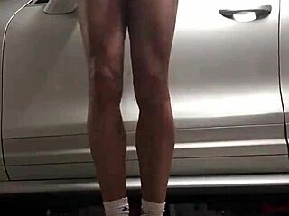 Gay Spy Watches Striking Gym Figure