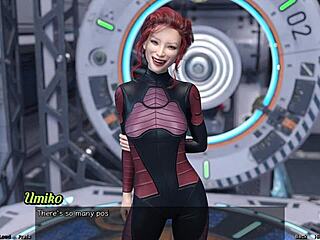 Asian MILF Scientist Reveals Project In Stranded Space 94