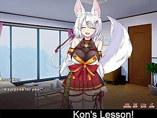 Fox girl dominates in this steamy game