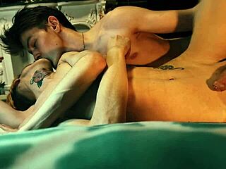 Young Gays Share Heat in Studio Session
