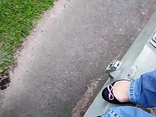 Bold intimate fetish display on webcam