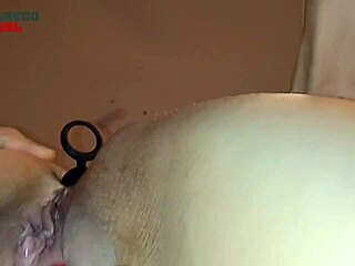 Close-up valentina chili toy and creampie drip