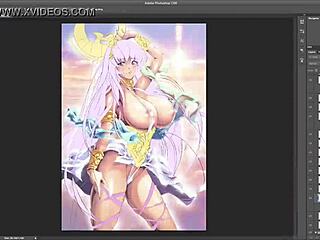 Hentai Busty Athena Of Saint Seiya Shows Huge Boobs