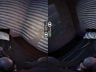 Vr pounding harley quinn in wild action