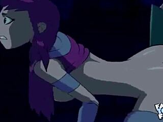 Robin And Starfire's Heated Encounter
