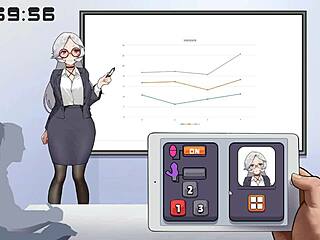 Lecture Turns Steamy with Silver-Haired Lady