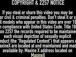 Maxine x gives a rough lesbian rimjob