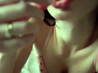 a giantess girlfriend devours her lover in a naughty valentine scene