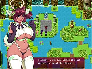sexy quest’s fierce handjob with massive tits